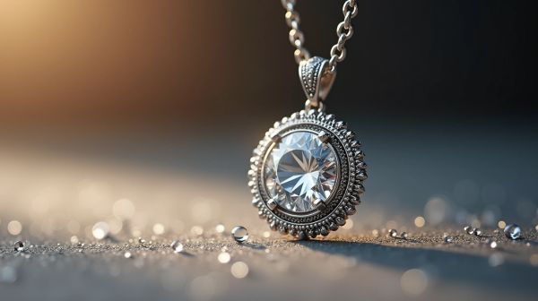Pendentif diamant Atelier du Diamant : élégance et artisanat français